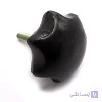 گل پیچ گرد پلاستیکی هفت پر m10 قطر 60 میلی‌متر کد 57101