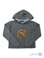 هودی نیم تنه طرح FENDI کد 2002