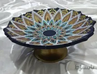 شیرینی خوری نقطه کوبی سفالی کد ۱۰۱۴۲۰