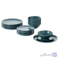سرویس غذاخوری 24 پارچه ایکیا مدل FARGKLAR