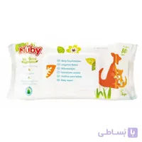 دستمال مرطوب درب دار 80 عددی نابی Nuby