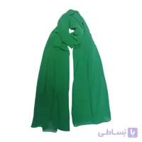 شال زنانه کرپ حریر سبز