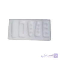 قالب سیلیکونی رزین رویه گل سر ۵ عددیَ