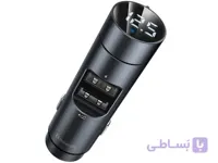 شارژر فندکی و پخش کننده بلوتوث بیسوس مدل Energy Column Car Wireless MP3 Charger