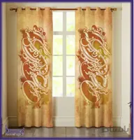 پرده طرح اسلیمی مدل P1002