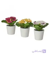 گل بنفشه سه رنگ ایکیا مدل FEJKA ست 3 تایی
