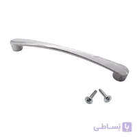 دستگیره کابینت دو پیچ کروم فلزی مدل G150 طول 24 سانتی‌متر