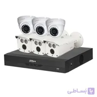 پکیج 6 دوربین مداربسته داهوا 4 مگاپیکسل سری حرفه ای