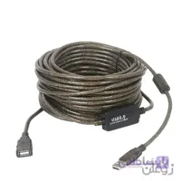 کابل افزایش طول USB تقویت 10 متری (بافر دار)