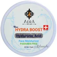 کرم مرطوب کننده و آبرسان حاوی هیالورونیک اسید Adra 200ml ا Adra Hydra Boost Hyaluronic Acid Face Moisturiser Cream 200ml