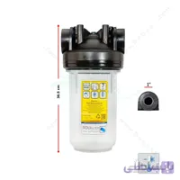 هوزینگ 10 اینچ جامبو ورودی 1 اینچ سوفیلتر ا 10 inch Water Filter Housing Jumbo with 1 inch input SouFilter