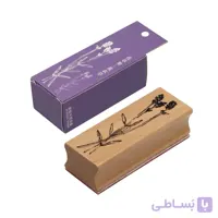 مهر بولت ژورنالی طرح شاخه گل 06 (بنفش)