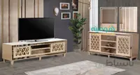 ست میز تلویزیون و آینه کنسول مدل نگین