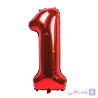 بادکنک فویلی قرمز عدد 1 سایز 32 اینچ