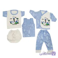 ست 5 تیکه MATIN BABY مدل زرافه