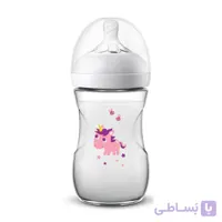شيشه شير نچرال تكی 260 ميل دخترانه اونت avent ا Baby bottle code:034/17