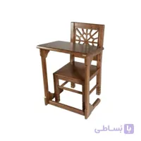 میز و صندلی نماز و تحریر صنایع چوب ساج مدل ۶۴۷