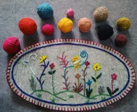نمد بیضی شیری کد ۱۰۸۱۳
