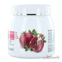 کرم صورت آبرسان و شفاف کننده کلیون مدل Pomegranate Juice Face Cream حجم 300میلی لیتر ا Cliven Pomegranate Juice Face Cream 300 ml