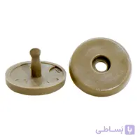 دکمه نگهدارنده زبانه کمربند رنگ بژ