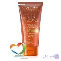 کرم برنزه کننده و سولاریوم اولاین Eveline Oils Sun Bronze حجم 150 میلی لیتر