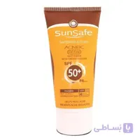 کرم ضد آفتاب فاقد چربی بدون رنگ spf 50 حجم 50میلی لیتری سان سیف ا پینکت