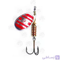 لانسه ماهیگیری سایز 3 ایلبا 21113 silver red zebra ilba