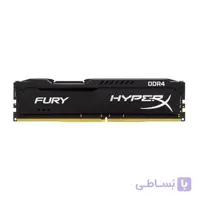 رم کامپیوتر کینگستون مدل HyperX Fury DDR4 2400MHz CL15 ظرفیت 4 گیگابایت