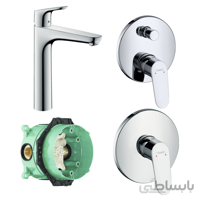 ست شیرآلات توکار هانس گروهه مدل Focus کد KH1070 ا Hansgrohe Focus set