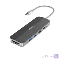 هاب 10 پورت USB-C تی سا پی مدل TP-S01