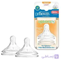 سرشیشه نچرال دکتربراونز آپشن پلاس (مناسب +۰ تا +۹ ماهگی)