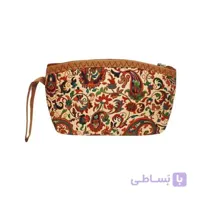 کیف لوازم آرایشی زنانه طرح ترمه کد 01