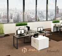 میز ۴ نفره اداری