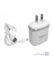 شارژر LAPRAMOL مدل LP-C21 به همراه کابل میکرو یو اس بی