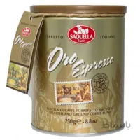 قهوه اسپرسو ساکوئلا ایتالیا مدل Oro Espresso ا Saquella Italia Oro Espresso 250gr