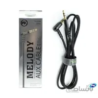 قیمت خرید کابل اورجینال AUX برند WK مدل 072 ا WK Design Melody WDC-072 AUX 1.2m Cable