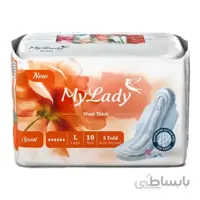 نوار بهداشتی بالدار مای لیدی مدل Maxi Thick سایز ب