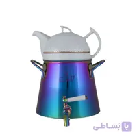 کتری قوری هفت رنگ هرمی ۴ لیتر