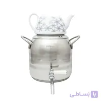 کتری و قوری شیردار استیل Perfect home طرح استیل