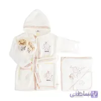ست حوله نوزاد 5 تکه فیل بیبی فورلایف Baby4life
