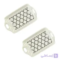 ظرف سرو مایا هوم طرح مستطیل بسته دو عددی کد 003