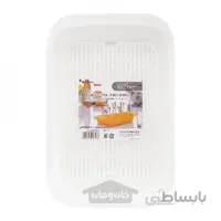 سینی پلاستیکی فنجان رنگ سفید مرواریدی(ساخت ‌ژاپن)