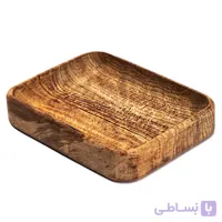 ظرف سرو چهارگوش سایز کوچک(چوب توسکا)
