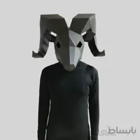 ماسک اوریگامی قوچ