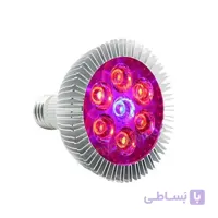 لامپ رشد گیاه ۷ وات ~ ۲۷wl مدل لنز دار فول اسپکتروم