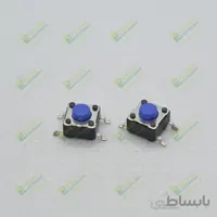 تک سوییچ نواری 4 پایه SMD سایز 5*6*6 (حلقه 1000 عددی )