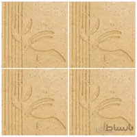 دیوارپوش تندیس و پیکره شهریار مدل امای کد W1010 11 بسته 4 عددی