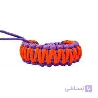 بند مچی دوربین عکاسی پاراکورد نارنجی بنفش Camera Strap Paracord 030