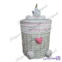 سبد استوانه سایز بزرگ تکشاخ