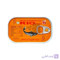 کنسرو ماهی ساردین تند ۱۲۵ گرم ریو – rio
